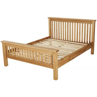 Kingsbury Solid Oak High End Double Bed